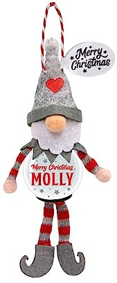 Personalised Snowglobe tree decoration (Molly)