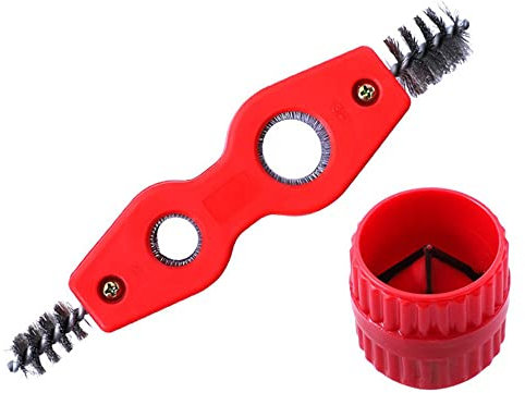 Jolsaawie Values Set for Copper Pipe Cleaners and Reamers Tested and Proven by Plumbers to Prepare Welding Pipes