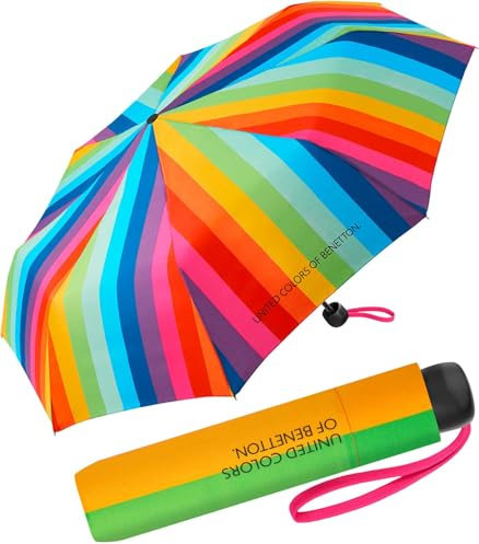 Benetton Taschenschirm Super Mini Spectral Stripes