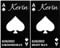 2PCS Personalised Bottle Openers Credit Card Size, Groomsmen Best Man Gifts for Wedding Bachelor Party, Stainless Steel Beer Bottle Opener, Spade A Black