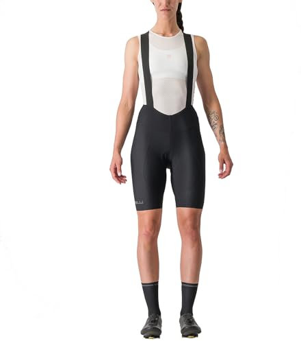 CASTELLI Damen Espresso DT Trägerhose für Rennrad und Rennen, Schwarz, Mittel