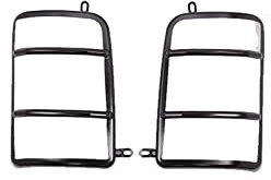 SAFWEL Nebelscheinwerfer Edelstahl Auto Frontscheinwerfer Für Lada Niva Auto Rücklicht Trim Schutzabdeckung Zubehör (Größe : Tail light cover)