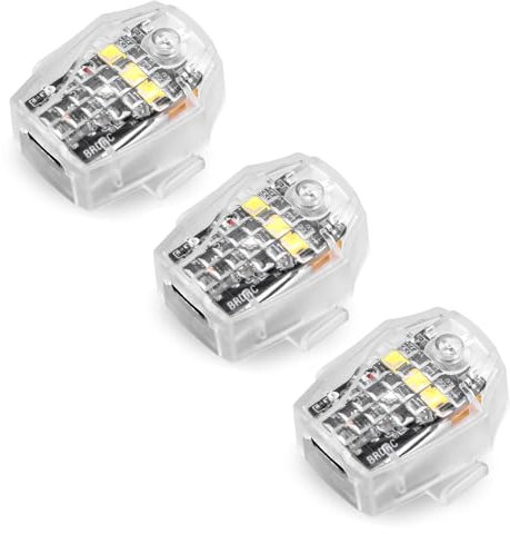 3PCS Drone Strobe Light,for FAA Anti Collision Night Flight Rechargable Led Lamp,for DJI Mini 4 Pro Air 3 2S Mavic Mini 2 SE Mavic 3 Classic Accessory