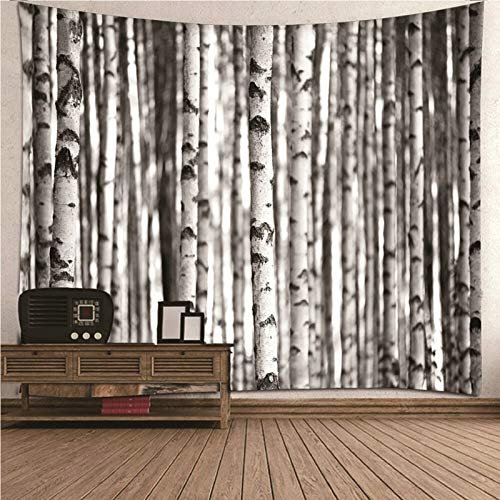 CEVAN Wandteppiche Klein Wandschmuck Outdoor Badehose Zum Thema Natur Wandteppich Hell Wandschmuck Kunst Dekorationen Decke Wandbehang Stoff Weiß 300x250cm