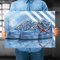 Air Force 1 low university blue 02 poster 70x50 cm