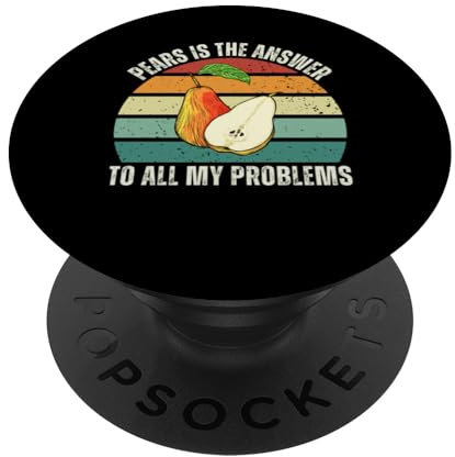 Vintage Pears ist die Antwort auf all meine Probleme Fruit Lover PopSockets mit austauschbarem PopGrip