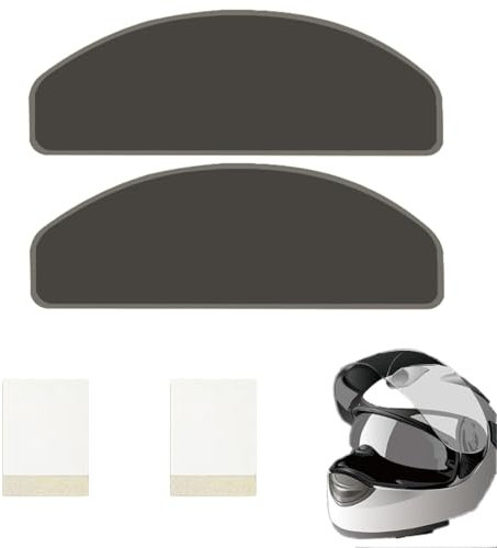 Motorrad Helm Antibeschlag Folie, 2 Stück Motorradhelm Anti-Beschlag-Folie, Anti-Beschlag-Folie für Motorradhelm-Visier, Universal-Visierschutz, Aufkleber, Universal Sonnenblende Schutzfolie