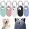 Lot de 5 étuis portables pour Galaxy SmartTag 2, en silicone, antidérapants, anti-rayures, anti-chocs, anti-perte, Smart Tag 2, avec porte-clés pour enfants, chien, chat