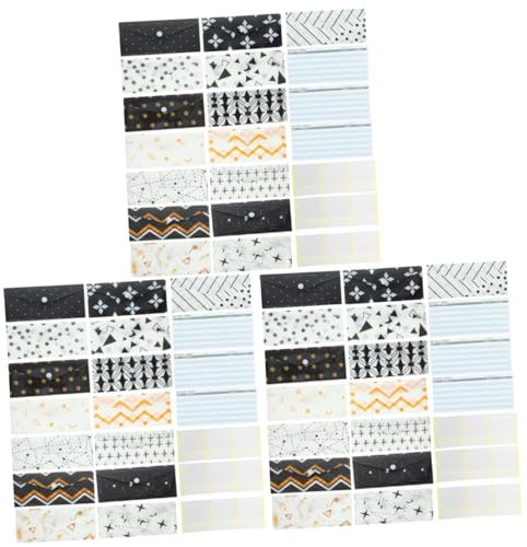 DIYEAH 3ensembles Enveloppes Budgétaires Refillables Feuilles De Budget Et Autocollants Pour Étudiants Et De Finances Personnelles