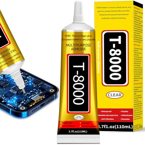 Colla Schermo Cellulare per Smartphone - 110ml Colla per Tessuti Scarpe Vetro Ceramica Display Smartphone