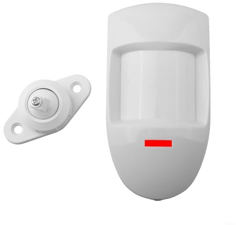 Allarme con sensore di movimento esterno cablato con doppia tecnologia PIR per una protezione completa delle proprietà (con supporto)