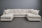 SOFASELECTIONUK LTD Jumbo Cord U-Shaped Cord Sofa - Large Modular Sofa with Memory Foam Seating & Removable Cushion Covers - Seats 6-7 People - Ideal U-Shape for Living Room (Cream, Scatter Back)