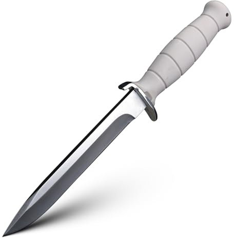 XUANFENG Couteau de survie Tang complet avec gaine - lame fixe tactique élégante - en acier 440C - couteau de bushcraft et de camping - couteau de chasse EDC parfait avec