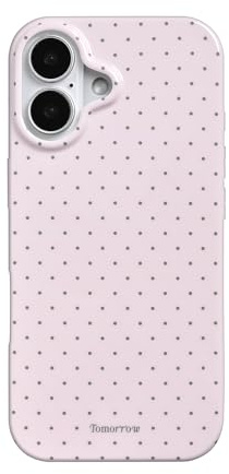 Reownest Handyhülle für iPhone 17 Polka Dot Hülle, Cute Mode Wellenpunkt Muster Aesthetic Design Case, Weiche TPU Cover Ultra Dünne Silikon Stoßfest Schutzhülle für iPhone 17-Rosa