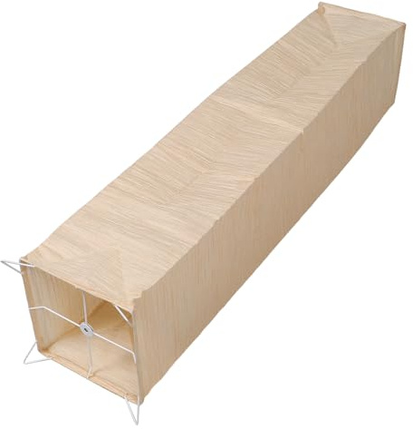 Beige Papierlampenschirm, Japanstil, Faltbar, Ersatz für Stehlampe