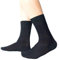 Ciocca Calze uomo corte, pregiato cotone 100% FILO SCOZIA - 6 Paia - tre taglie calze (42/43, Nero)