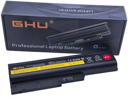 GHU Akku 57Wh, kompatibel mit IBM Lenovo ThinkPad R60 R61 R61I R61E T60 T60P T500 W500 Z60M Z61M Z61P Z60 Z61E SL500 SL400 SL300 40Y6795 92P1141 92P1141 92P1137 92p1128 92p1130 92p1141