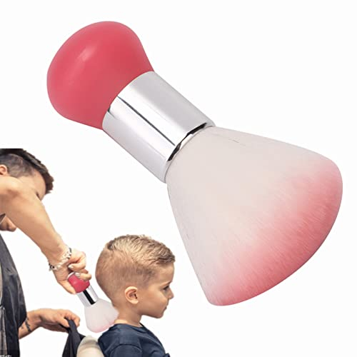 Barber Neck Duster Brush, Professional Hair Salon Haarentfernungsbürste, Broken Hairbrush, Haarschnitt Spezielle Reinigungsbürste Haarschneide-Kits für Barber Haircut, Rasieren, Reinigen(Rosa)