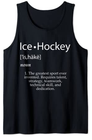 Eishockey Definition Cool School Hockey Team Uniform Hockey Tank Top