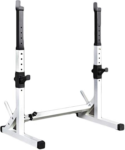 Langhantel Rack Squat Stand Verstellbare Halterung Multifunktions-Bankdrücken Tauchstation 440LBS Maximale Belastung Gewichtheben Krafttraining Home Gym Family Fitness,Siamese