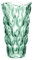 MOLIMAO Gewellte Glasvase für Blumendekoration, verdickte Blumenvase für Zuhause, Büro, Party und Hochzeitsdekoration (grün)
