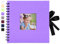 Vienrose Fotoalbum Spiralalbum zum Selbstgestalten und Einkleben DIY Seidenband Fotobuch 40 Seiten für Fotos Baby Valentinstag Geburtstag Jahrestag Geschenk