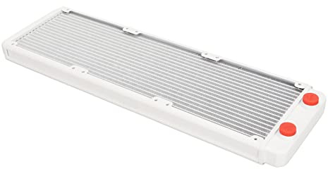 Zunate Wasserkühlungskühler, 18 Rohre, Langlebiger Lamellenwärmetauscher, 360 Mm PC-Aluminiumkühler für Computer-CPU, VGA-Wasserkühlung, SR LPZJ360