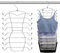 2 Stück Folding Platzsparende Kleiderbügel, 8 Etagen BH Aufbewahrung Metall Edelstahl Büge, rutschfest Stabiler Langlebiger Magie Kleiderbügel für Tank Tops, Camisoles, Pyjamas, BHS, Strapsröcke