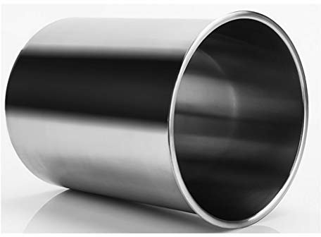 MOOWI Ice Bucket Stainless Steel Thickened Ice Bucket House Hold Drink Beer Ice Bucket Kitchen Tool Storage Bucket Bar Party Ice Cube Bucket Keeps Ice Cold & Dry