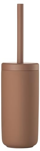 Zone Denmark Ume Toilettenbürste, WC Bürste, Klobürste in Schönem Dänischem Design, aus Steinzeug mit Soft Touch-Beschichtung, Durchm. 10 cm, Höhe 38,7 cm, Terracotta