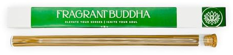 Fragrant Buddha | indonesische Adlerholz Räucherstäbchen Xingzhou | erdender Duft für Entspannung, Meditation & Yoga | handgefertigt in Taiwan (ca. 30 Stück, 10g, 21 cm)