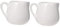HAPINARY Lot de 2 mini pots à lait en céramique avec poignée Récipient de cuisine pour lait et sauces Crémeur en céramique élégant pour café et desserts