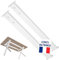 NEXT LEVEL - Tirants Extensibles pour Pied de Table Metal | 103 à 133 cm, Profil 80x40mm, Métalliques, Compatible avec Tous Les Modèles PM023BL