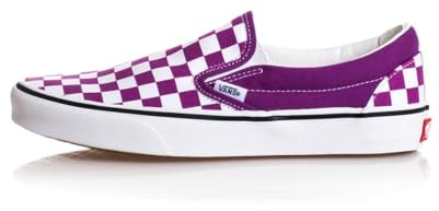 VANS Sneaker Classic Slip-On Checkerboard - Purple, aubergine, 38 EU