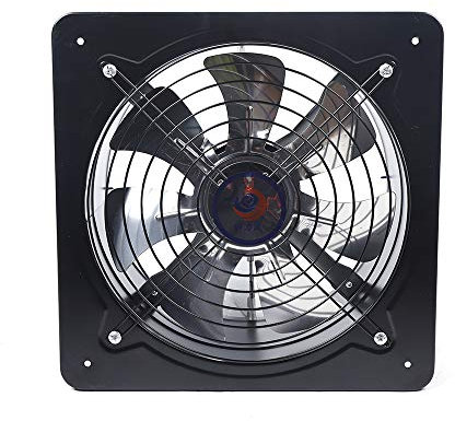HBALDTEDC Heavy Duty Cylinder Exhaust Fan Air Blower, 6 Inch Exhaust Fan, Industrial Fan Extractor Ventilation Fan Wall Mount Ventilation and Cooling(12Inch 125W)