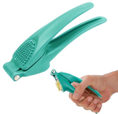 Wlikmjg Presse-ail manuel - Outil professionnel pour hacher l'ail - Poignée ergonomique - Outil manuel pour presser le gingembre - Fabrication manuelle
