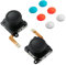 GuliKit Switch Joysticks Replacement, Updated Anti-Drift TMR Electromagnetic Joystick For Switch LCD/OLED Joy Con & Switch Lite, Analog Thumbstick Upgrade Kit With Multiple Color Stick Caps
