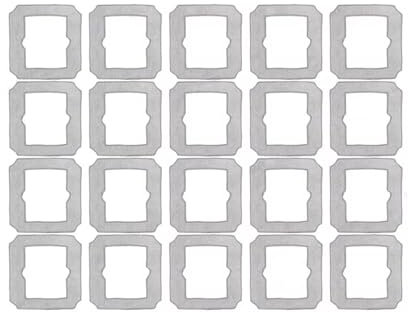 JOYSOG Fensterreinigungsroboter Zubehör Wischmopp für Ecovacs Winbot Mini Roboter Fensterreiniger Glas waschbar Vakuum Wischtücher (20 Stück)