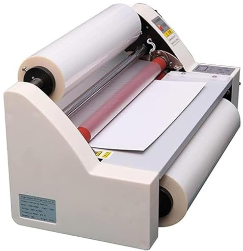 Plastifieuse à rouleaux chauds et froids de 350 mm/480 mm, plastifieuse thermique simple et double face à affichage numérique pour la maison, le bureau, l'école,480mm