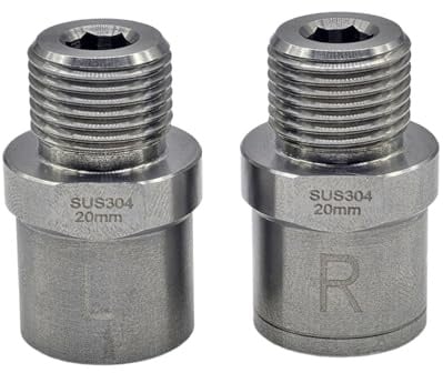 1 Paar Edelstahl Fahrrad Pedal Extender Fahrrad Pedal Extender Verlängerung Pedal Spacer Bike Pedal Adapter Langlebig