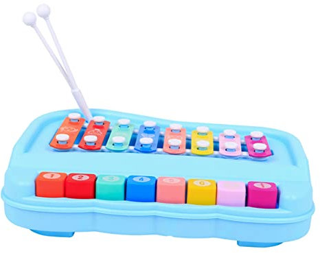 Toyvian 1Set Musicale Educativo Per Pianoforte Ottave Con Tastiera e Design Ergonomico Strumento Musicale Per Sviluppare Creatività e Coordinazione