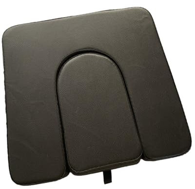 harayaa Coussin de siège de toilette en PVC pour chaises de chevet, fauteuils roulants de douche, épais et rembourré pour adultes alités