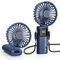 Ventilatore a Mano,Mini Ventilatore Portatile,5200mAh Ricaricabile,Piccolo Ventilatore Tascabile Con 6 Livelli di Velocità,Ventilatore USB Pieghevole a 180° per Casa,Ufficio,Scuola,Esterno, Blu