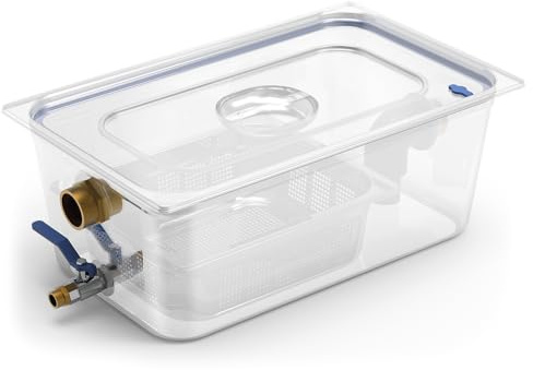 Lioninox Bac à Graisse polypropylène sous évier 50 Repas 530x325x200 mm