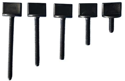 TIAJTHYD 10 Piezas for Tornillos de Mariposa de Nailon y plástico con Rosca métrica M4, Rosca Completa(M4xL20mm)