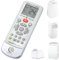 Wellclima® telecomando condizionatori portatili per Olimpia Splendid, adatto a Dolceclima ed altri, guida facile compresa con lista modelli e codice dedicato, torcia LED, elegante riutilizzabile