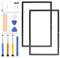 Schermo per Samsung Galaxy Tab A8 10.5 (2021) SM-X200 SM-X205 Schermo esterno in vetro di ricambio per Samsung X200 X205 Kit di riparazione del pannello esterno anteriore in vetro (non LCD e