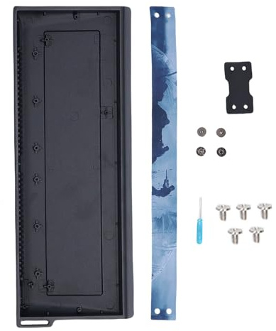 WOHPNLE 61 Key Mechanical Gaming -Tastaturhülle, glänzende Silberspray -Beschichtung Aluminiumlegierungstastaturgehäuse für WOOT60HE, die ausgelegt sind (Black)