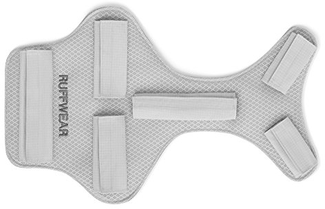 RUFFWEAR Swamp Cooler Core, 3-Lagen-Einsatz für Westen und Hundejacken, kühlender Brusteinsatz, stabilisiert Rucksäcke und Geschirre, hält Hunde bei heißem Wetter kühl, Graphite Gray, L/XL