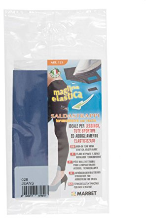 Marbet MB121.028 | Stretch Jersey Fabric | Iron-On | 20 x 15cm | Airforce Blue
